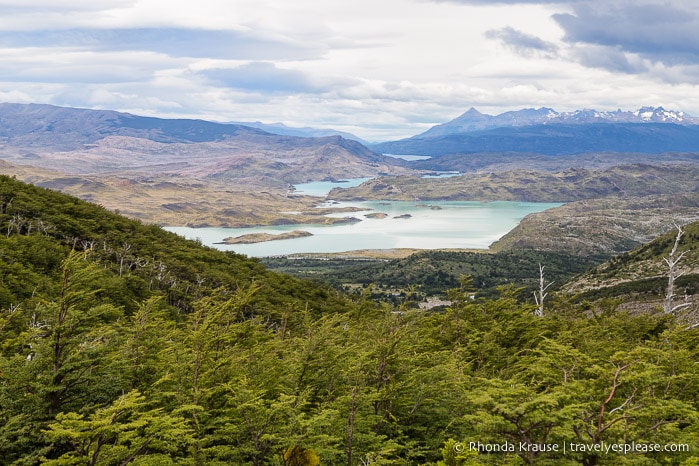 View of Lago Nordenskjold from the French Valley.