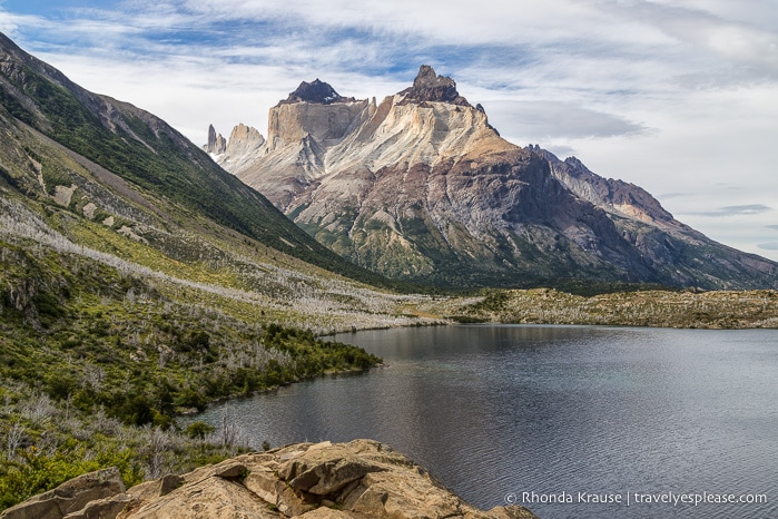 Lago Skottsberg and Cuernos del Paine.