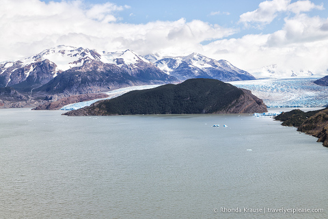 Lago Grey and Grey Glacier.