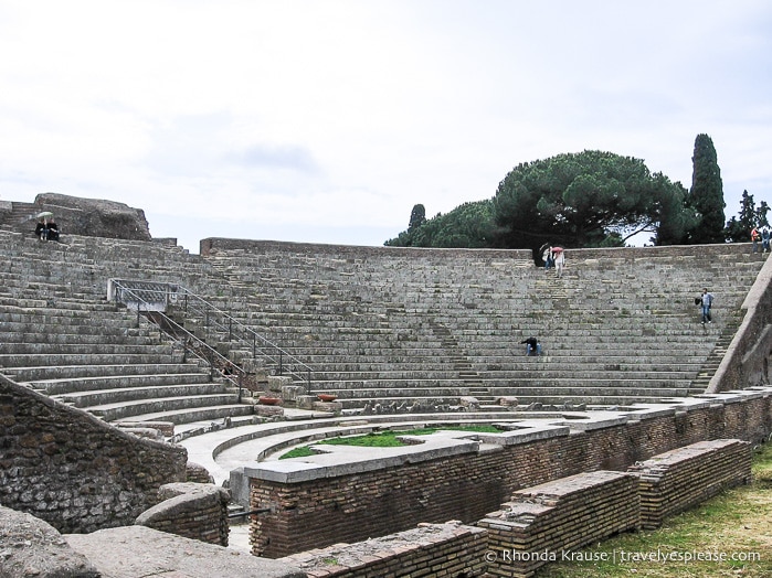 Theatre at Ostia Antica.