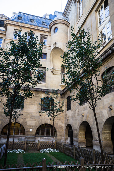 Courtyard in the Conciergerie.