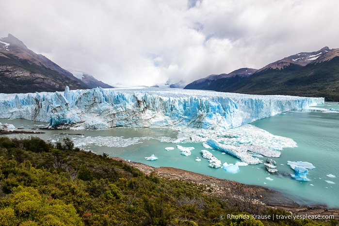 Perito Moreno Glacier and Lago Argentino.