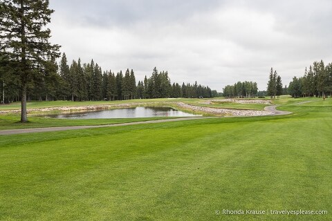 Course at the Sundre Golf Club.