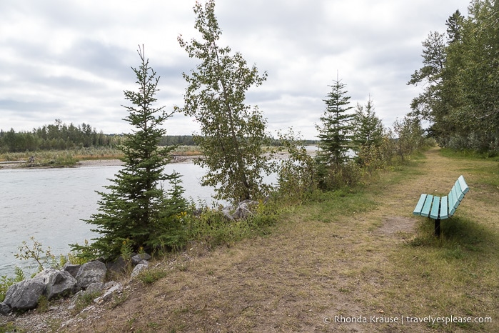 Riverside trail in Sundre.