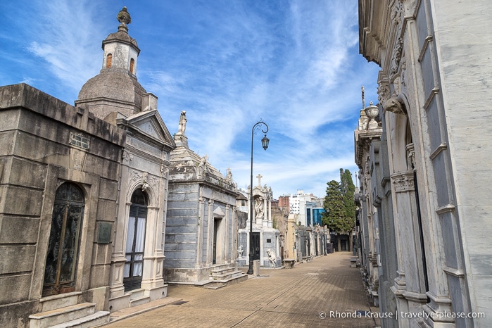 Recoleta Cemetery.