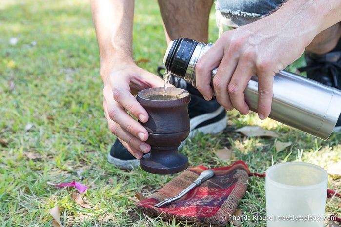 Brewing mate.