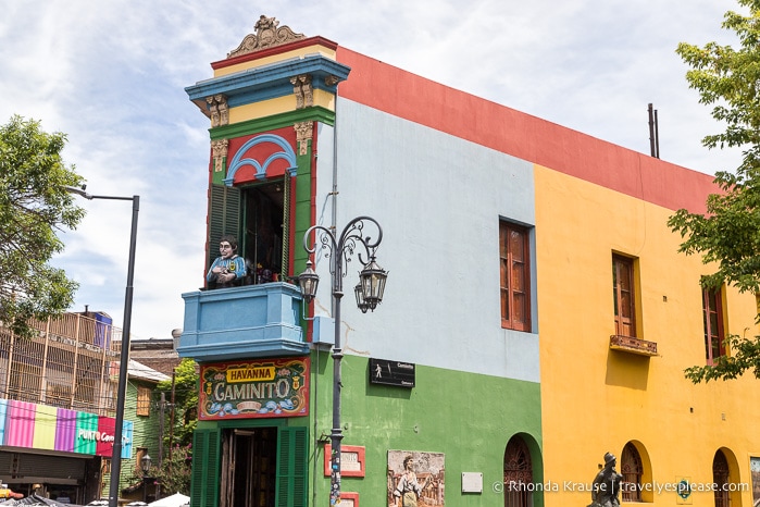 Caminto in La Boca, Buenos Aires.