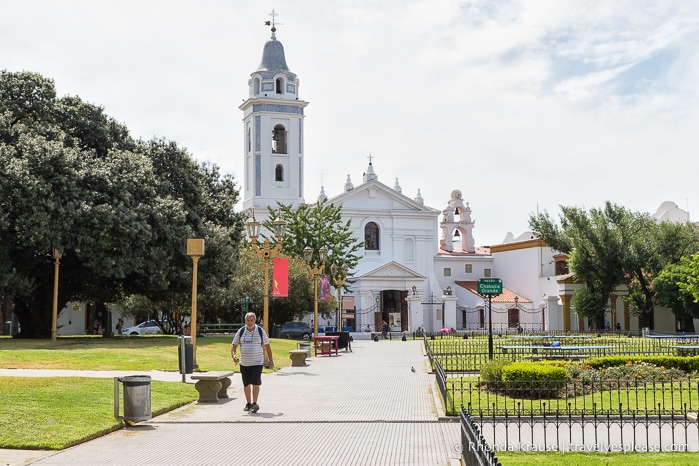 Basilica of Our Lady of the Pillar in Recoleta, Buenos Aires.