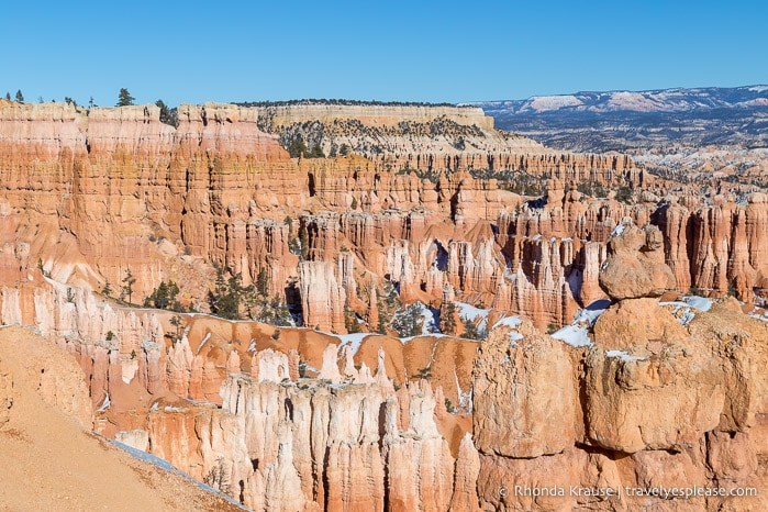 Hoodoos in Bryce Canyon.