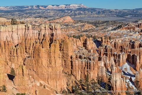 Hoodoos in Bryce Canyon National Park.