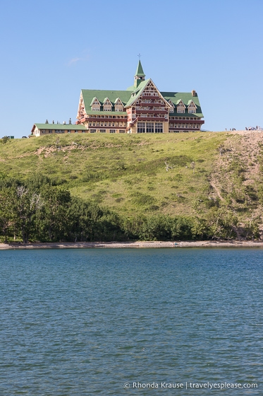 Prince of Wales Hotel overlooking Emerald Bay.