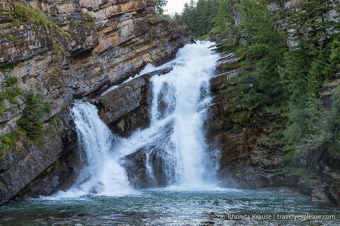 Cameron Falls, one of the top places to visit in Waterton.