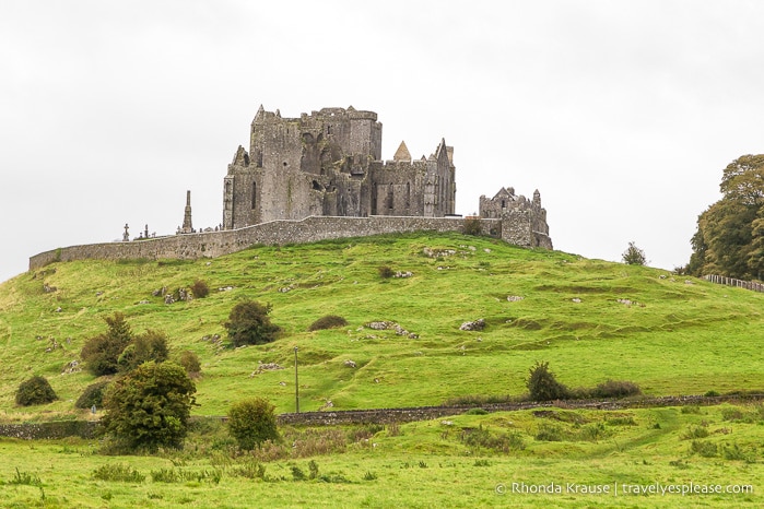 Hilltop ruins of the Rock of Cashel.