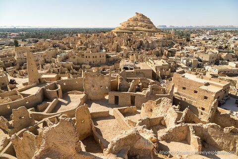 View of Siwa from Shali Fortress.
