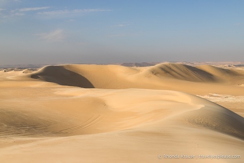 Dunes of the Great Sand Sea near Siwa.
