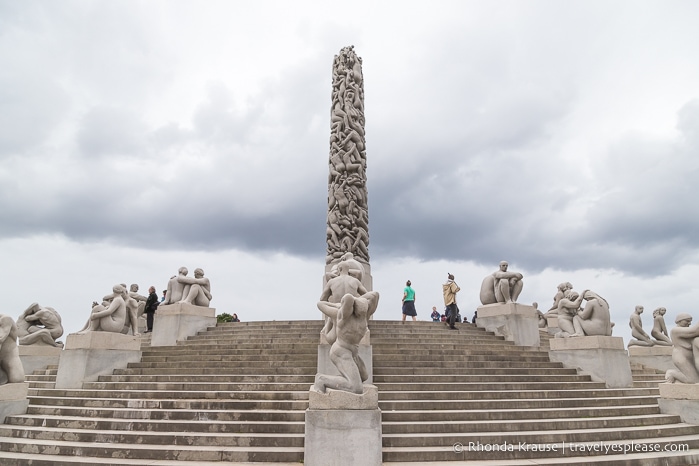 Monolith at Vigeland Sculpture Park.