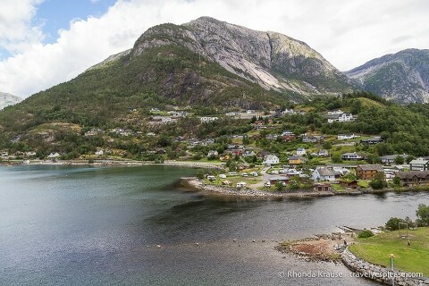Eidfjord, a beautiful port of call on our Norway cruise itinerary.