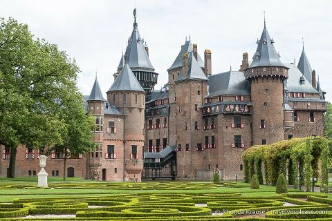 De Haar Castle, a must-see place to include on a Netherlands itinerary.