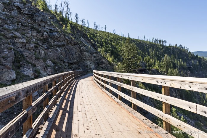 Trestle on Myra Canyon Trail.