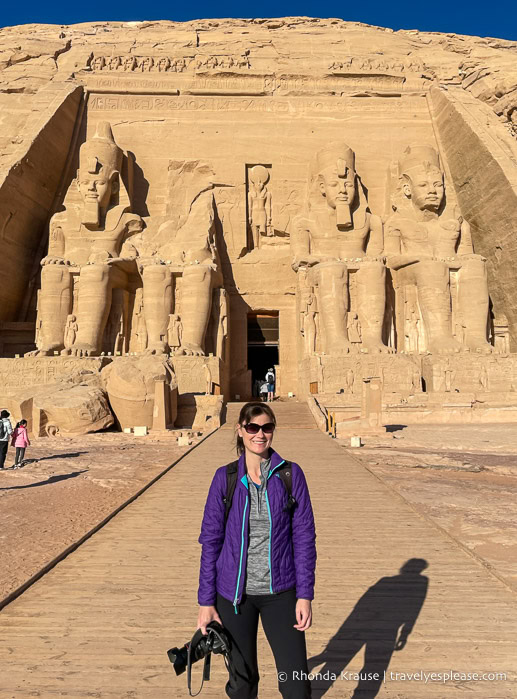 Me in front of the Great Temple.
