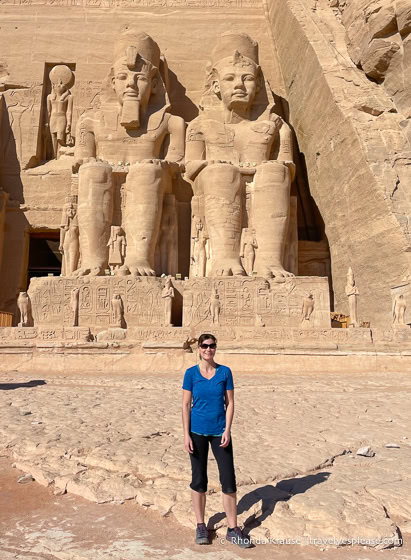 Me in front of the Great Temple.