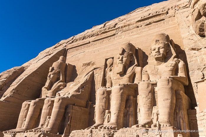 Facade of the Temple of Ramesses II.