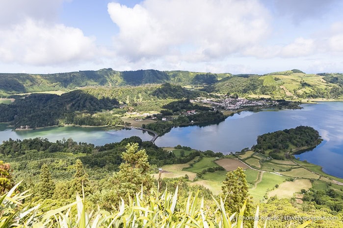 Sete Cidades lakes. 