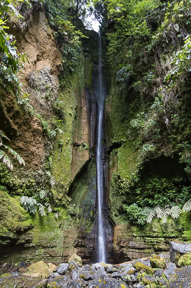Salto do Rosal waterfall. 