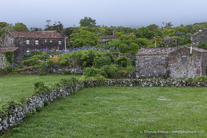 Old stone houses.